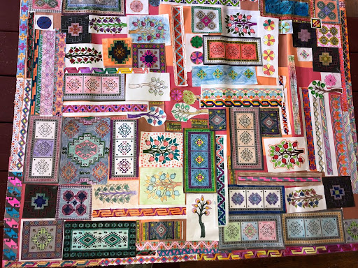 Traditional Armenian rug elements